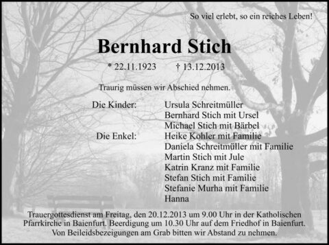 Bernhard Stich