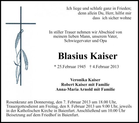 Blasius Kaiser