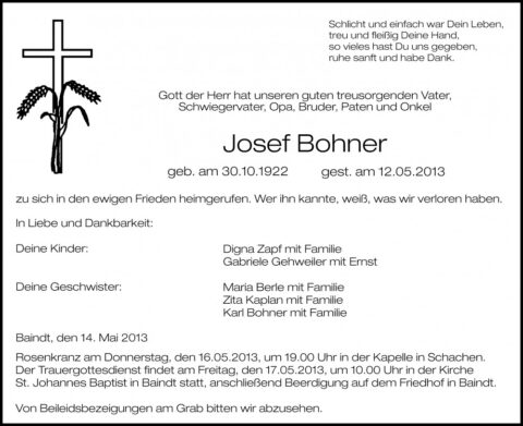 Josef Bohner