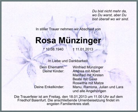 Rosa Münzinger