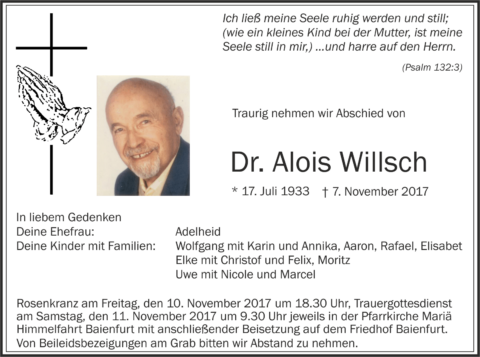 Dr. Alois Willsch