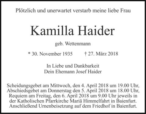 Kamilla Haider